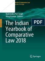(The Indian Yearbook of Comparative Law) Mahendra Pal Singh, Niraj Kumar - The Indian Yearbook of Comparative Law 2018-Springer Singapore (2019)