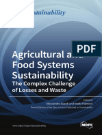 Agricultural and Food Systems Sustainability The Complex Challenge of Losses and Waste