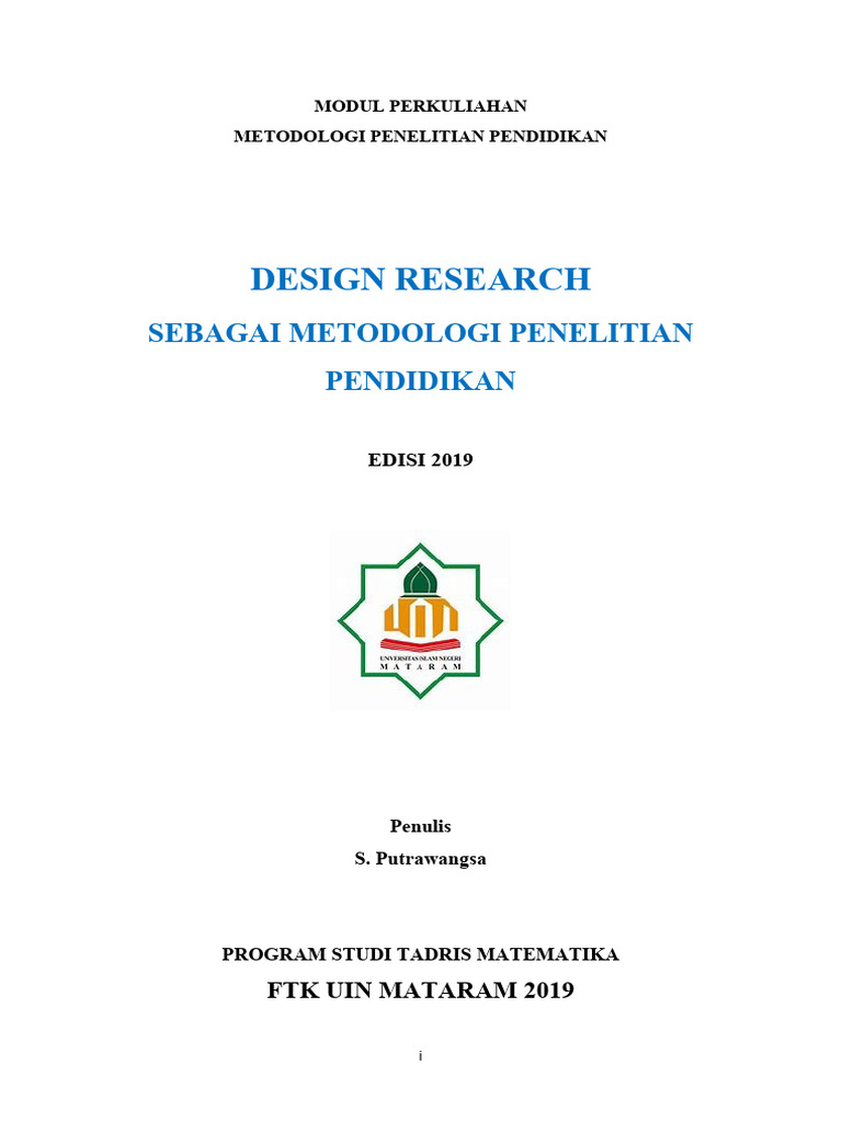 Design Research dalam Metodologi Pendidikan | PDF