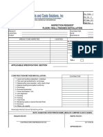 YLF-PM-061 Inspection Request - Floor, Wall Finishes Installation