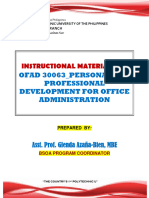 D Professional Development For Office Administration 2 1