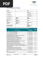 Plant Inspection Report