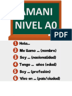 Presentación Aprende Español Nivel 0