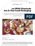 Dangerous PFAS Chemicals Are in Your Food Packaging - Consumer Reports