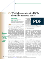Which Lower-Extremity DVTs Should Be Removed Early