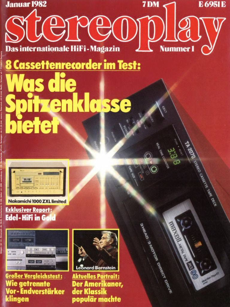 Ｔｉｌｔ Stereoplay 1982 Heft 1 | PDF
