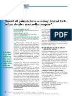 Should All Patients Have A Resting 12-Lead ECG Before Elective Noncardiac Surgery