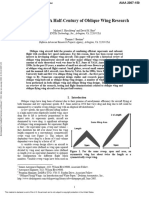 A Summary of A Half-Century of Oblique Wing Research - Hirschberg-Et-Al-2012-A-Summary-Of-A-Half-Century-Of-Oblique-Wing-Research