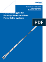 Forte Seilzugglieder Forte Systèmes de Câbles Forte Cable Systems