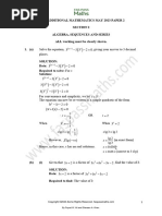 CSEC Add Maths 2023 June Past Paper Solutions