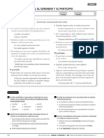 1º ESO. Infinitivo, Gerundio y Participio. Saber Hacer, Santillana