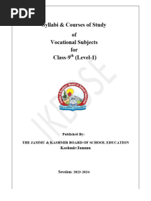 9TH Vocational Syllabus 23-24