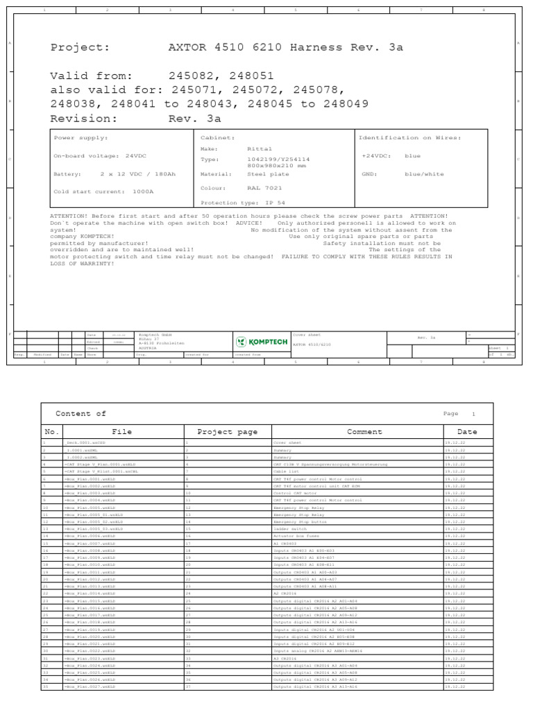 Electrical Wiring Diagram Axtor 4510 6210 Rev 3a en PID00441 12 5375501 ...