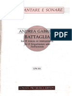 Gabrieli, A. Battaglia a 8