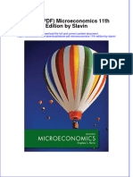 Microeconomics 11Th Edition by Slavin Full Chapter