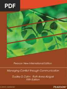 Managing Conflict Through Communication (Cahn, Dudley DAbigail, Ruth Anna)