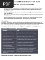 DBMS Practice Questions