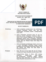 2021 - SK Bupati Penetapan Hak Adat Marga Tafi