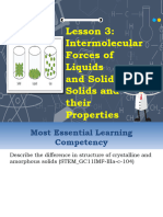 Lesson 3 Intermolecular Forces of Liquids and Solids - Solids and Their