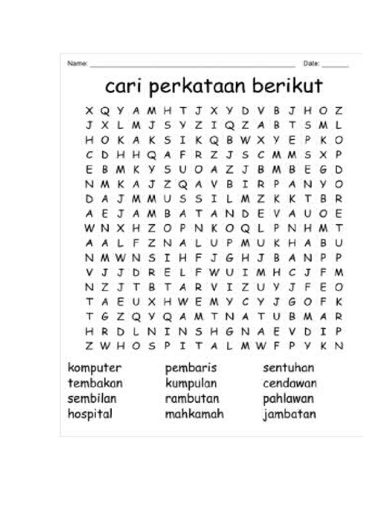 Word Search | PDF