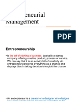 Entrepreneurial Management Week 2