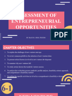 Assessment of Entrepreneurial Opportunities