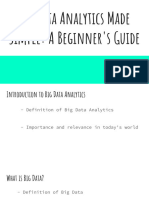 Big Data Analytics Made Simple - A Beginner's Guide