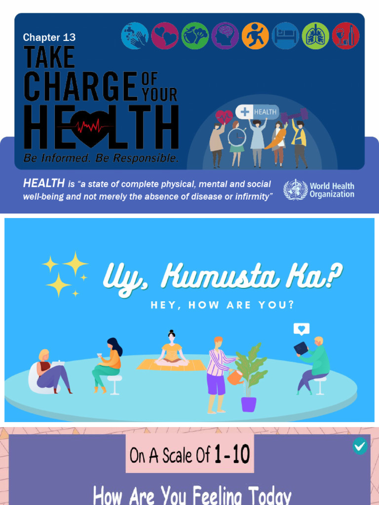 13 Taking Charge of Ones Health | PDF | Mental Health | Behavioural ...