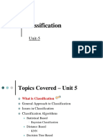 Unit 5 Classification PDF