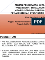 Revisi Akta PPJB Sebagai Sarana Peralihan Hak Februaru 2024