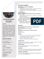 Muhammad Abdullah - Resume