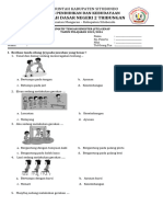 Soal PTS 2 PJOK Kelas 1