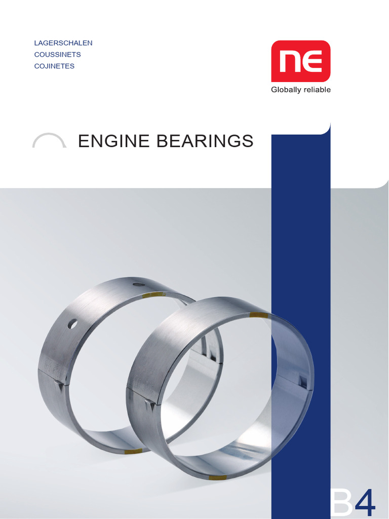 Engine Bearings: Lagerschalen Coussinets Cojinetes | PDF
