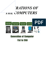 Generations of The Computers