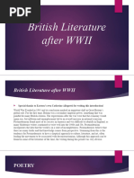 British Literature After WWII