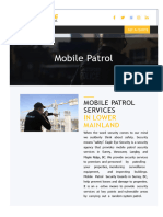 Hire Mobile Patrol Security in Canada