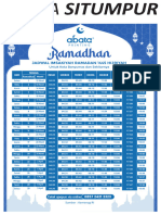 Jadwal Imsakiyah 1445 - Plat