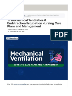 11 Mechanical Ventilation & Endotracheal Intubation Nursing Care Plans and Management - Nurseslabs