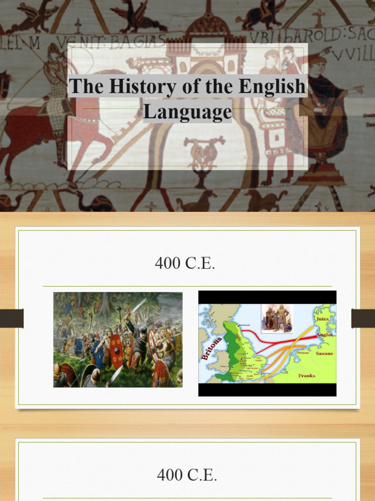 Evolution of the English Language | PDF