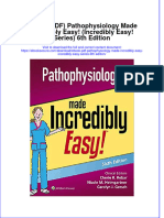 Pathophysiology Made Incredibly Easy Incredibly Easy Series 6Th Edition Full Chapter