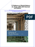 Patterns of World History Volume Two From 1400 With Sources 3Rd Edition Full Chapter
