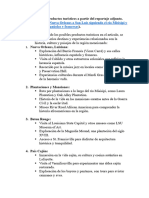 Identificar Productos Turísticos A Partir Del Reportaje Adjunto