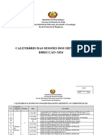 Calendario de Sessoes Membros de Direccao.