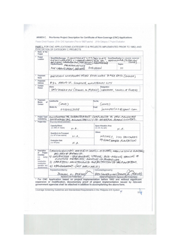 CNC - Application Example CNC Certificate | PDF
