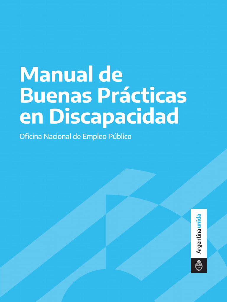 Manual de Buenas Prácticas en Discapacidad | PDF | Invalidez ...