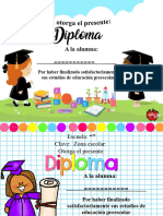 Diplomas Texto Editable