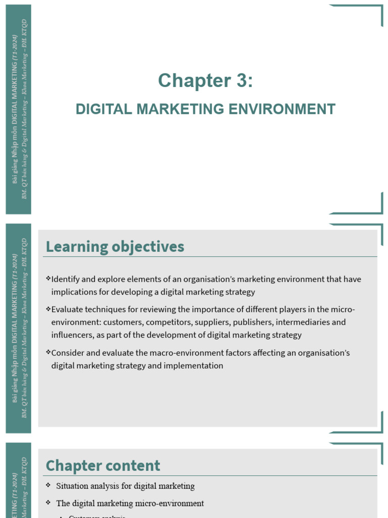 InDM 2024. Chapter 3 | PDF | Digital Marketing | Marketing