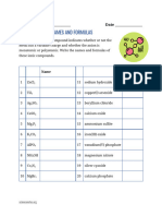 Ionic Compound Names and Formulas