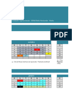 Calendario Automacao - Quarta Feira