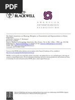 Download The Bodys Insistence on Meaning Metaphor as Presentation and Representation in Illness Experience by Naphtali Gaither SN71331395 doc pdf